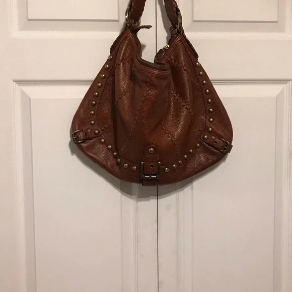 Isabella Fiore Leather Studded Purse - Picture 2 of 12